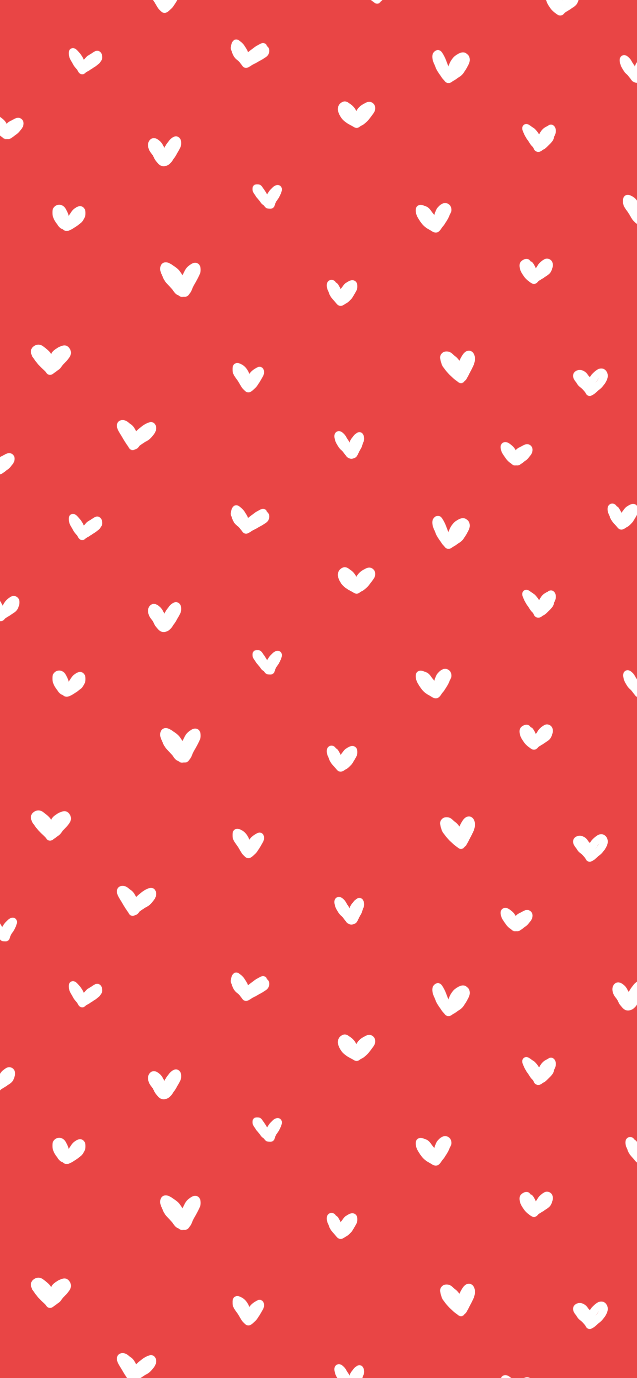 Cute white heart red phone wallpaper Wallpaper Cave