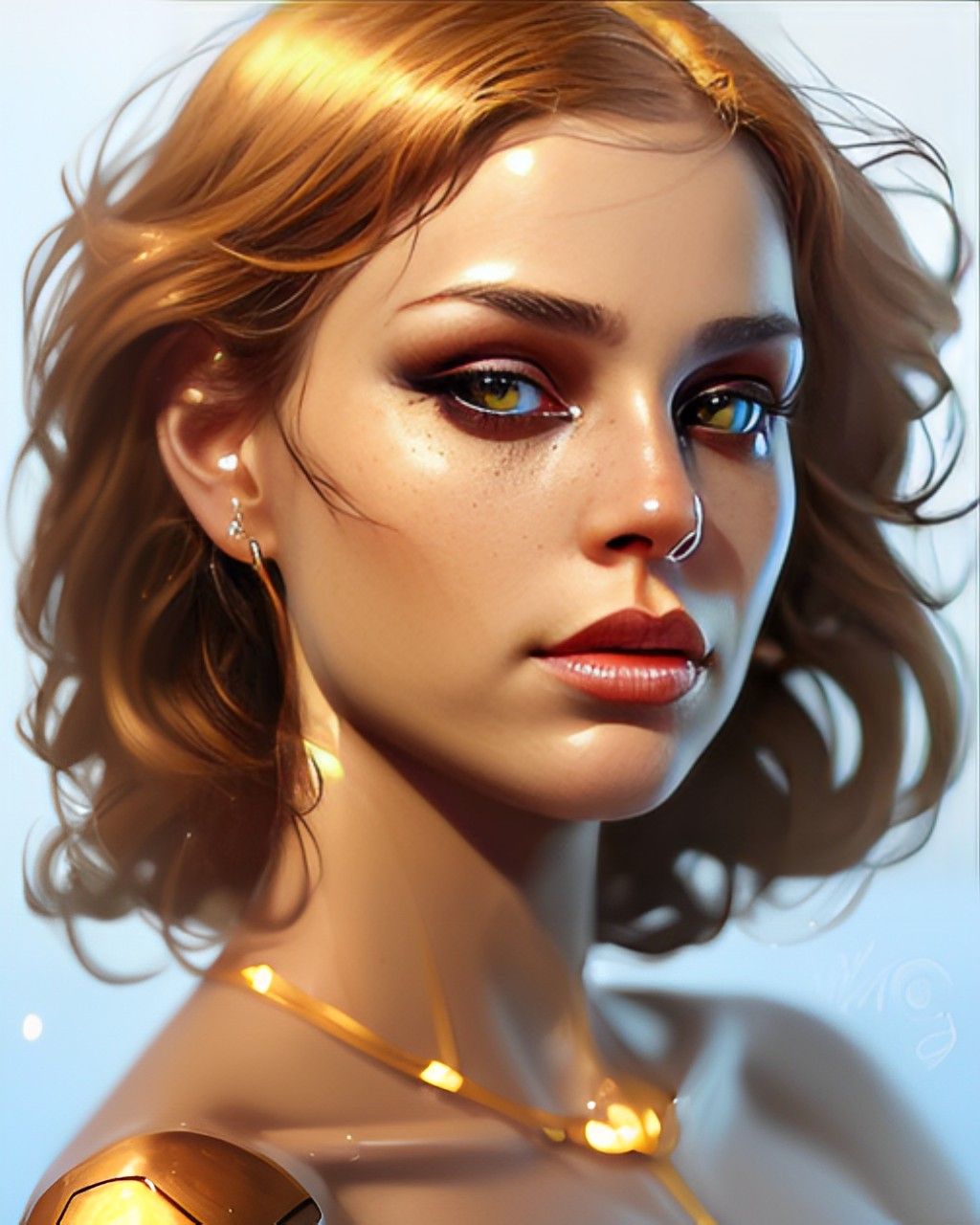 white and gold Wallpaper Cave