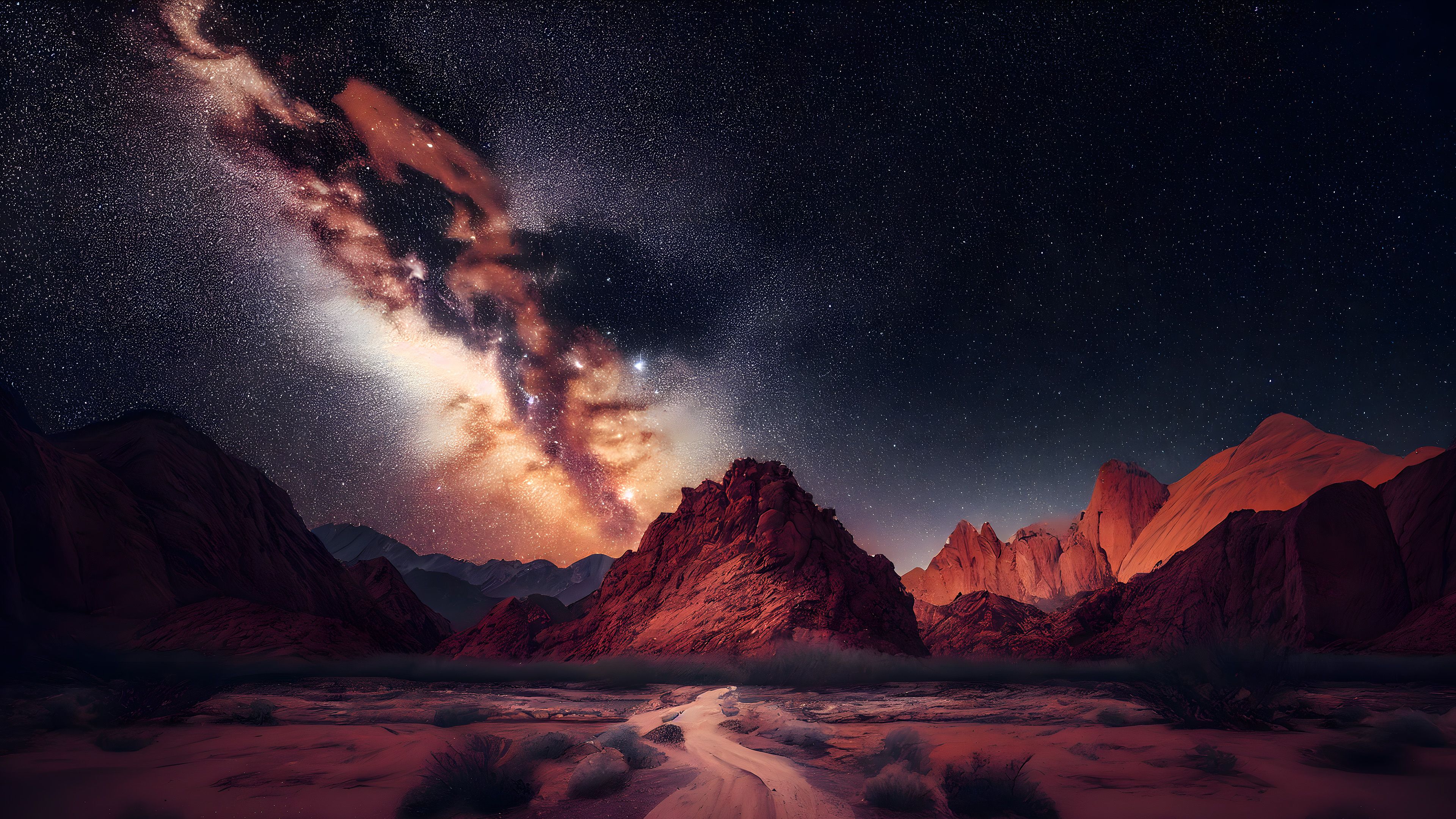 4k UHD Astrophotography landscape Wallpaper by night sky Wallpaper Cave