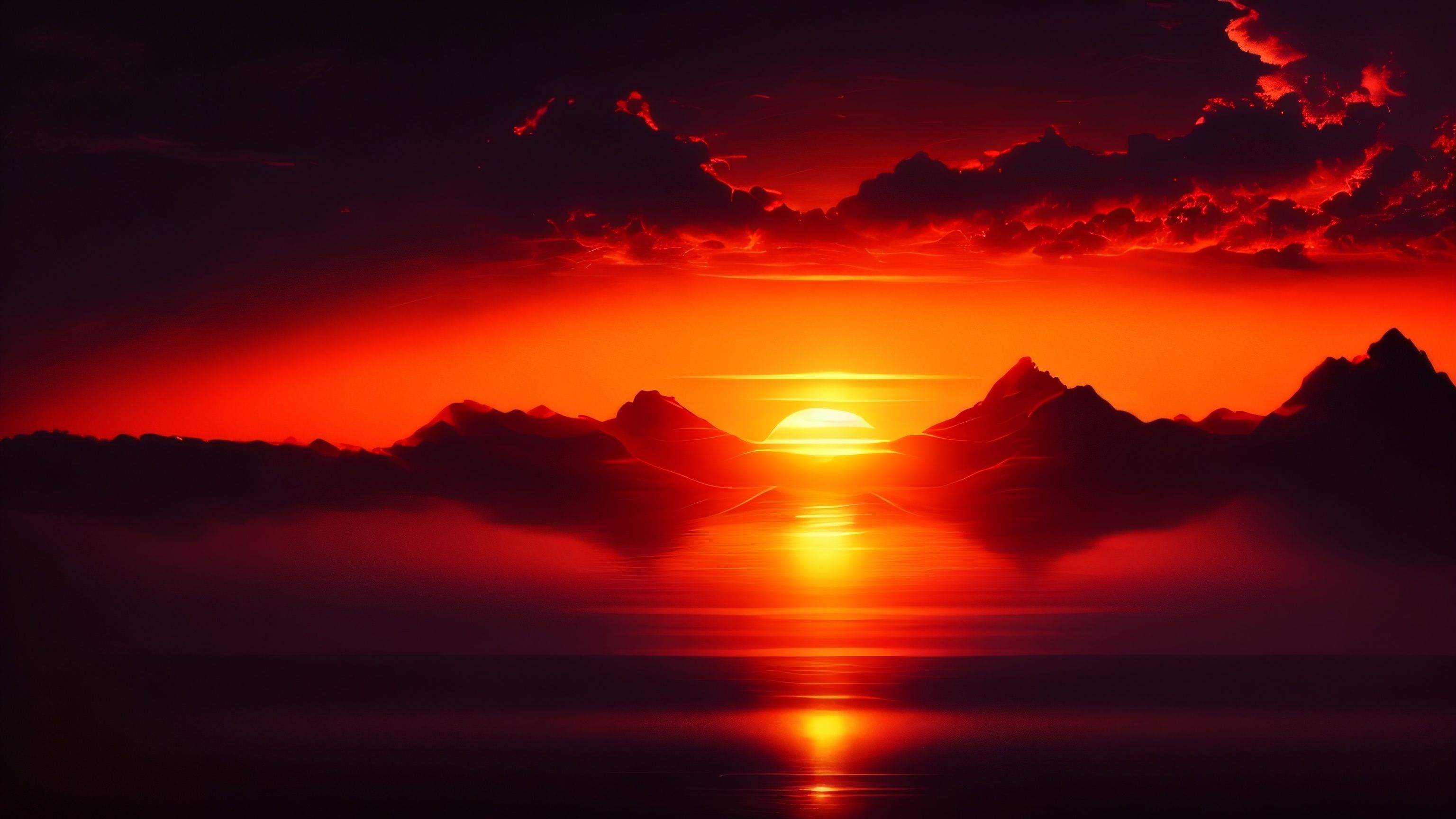 Dark sunset wallpaper Wallpaper Cave