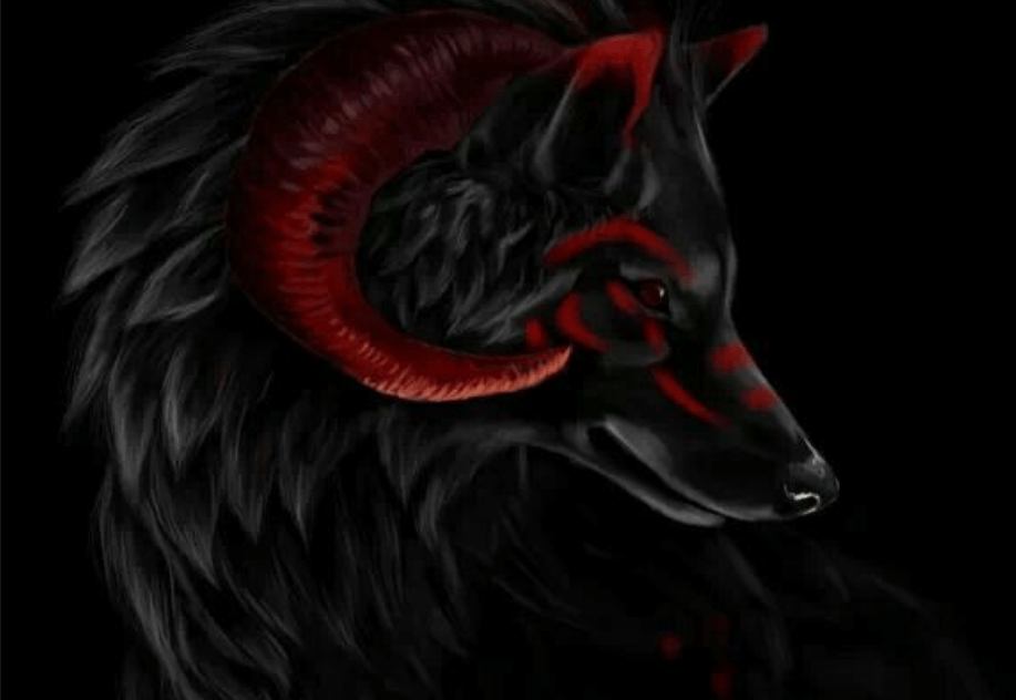 Demonic Wolf Wallpaper