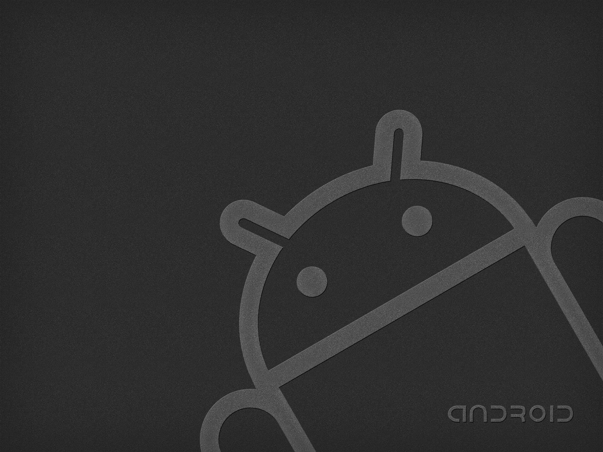 Android Logo Black Background