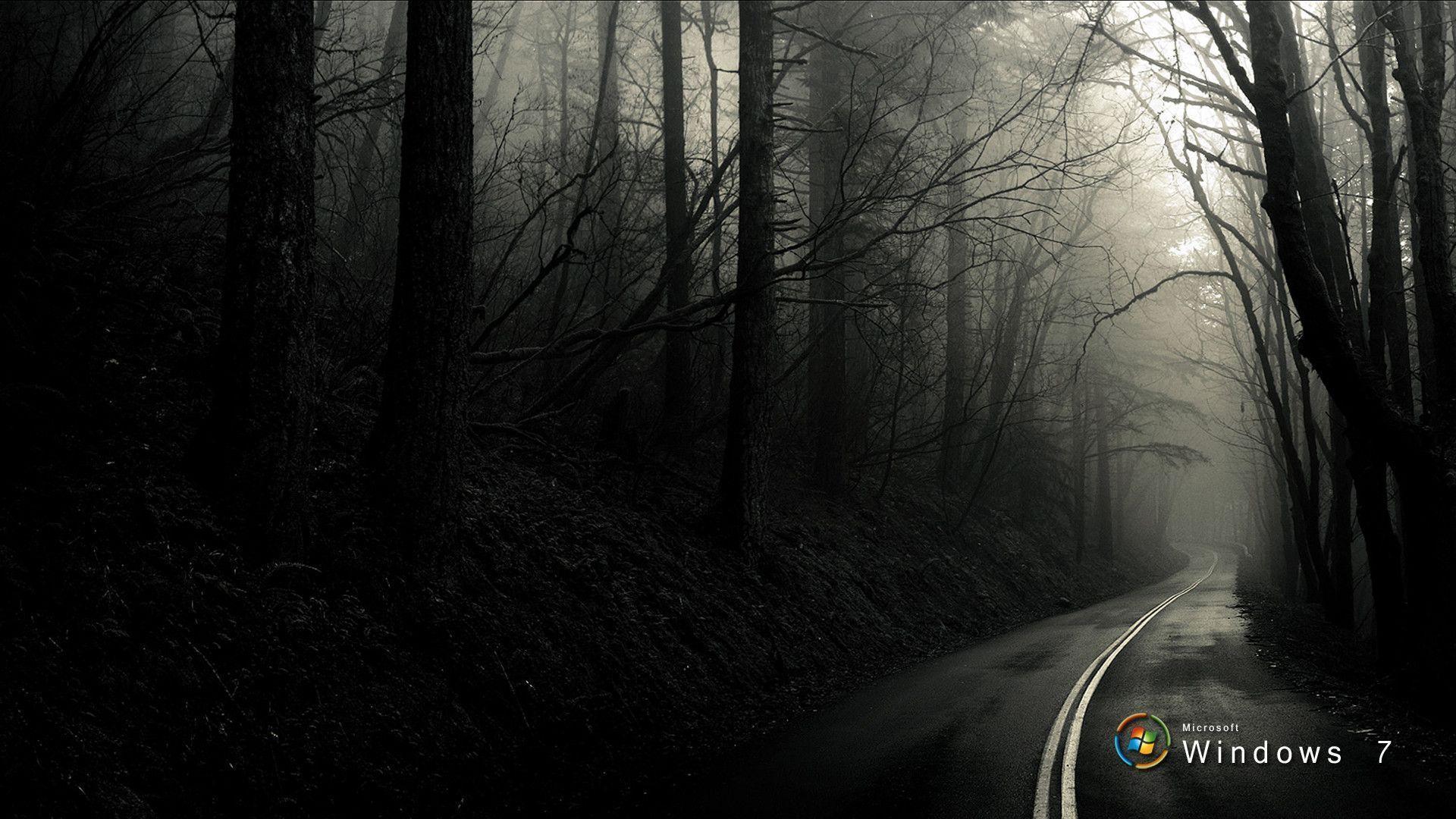 Dark Windows 7 Wallpapers Wallpaper Cave