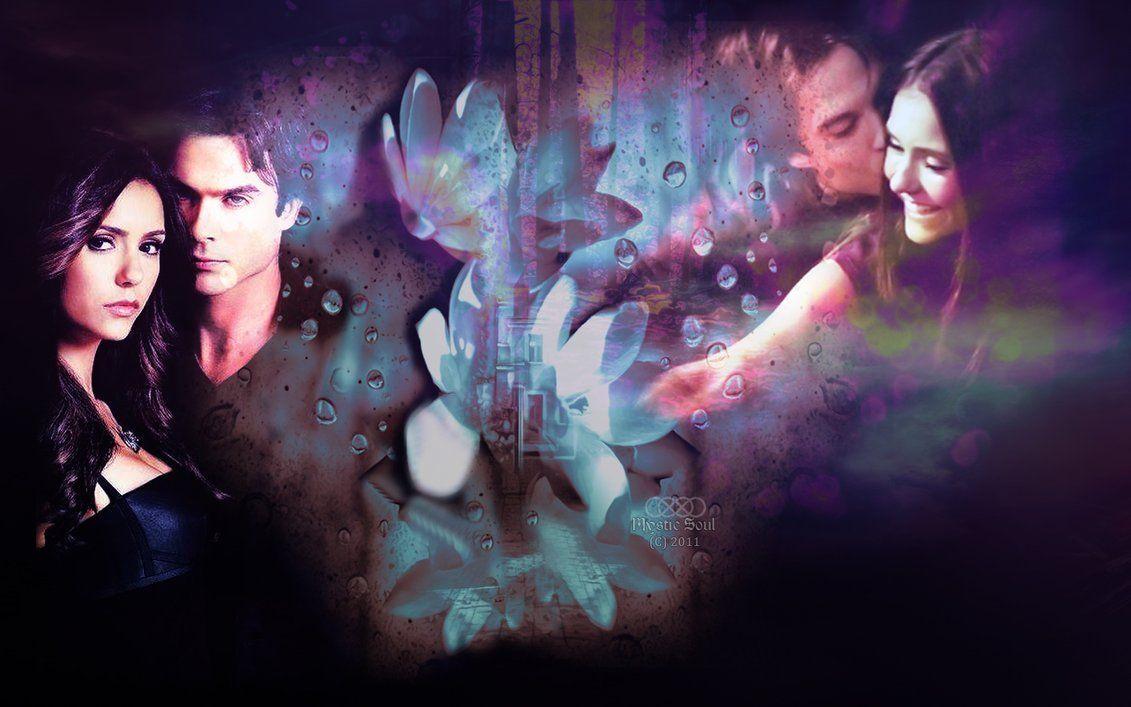 Vampire Diaries Wallpapers Damon And Elena Wallpaper Cave