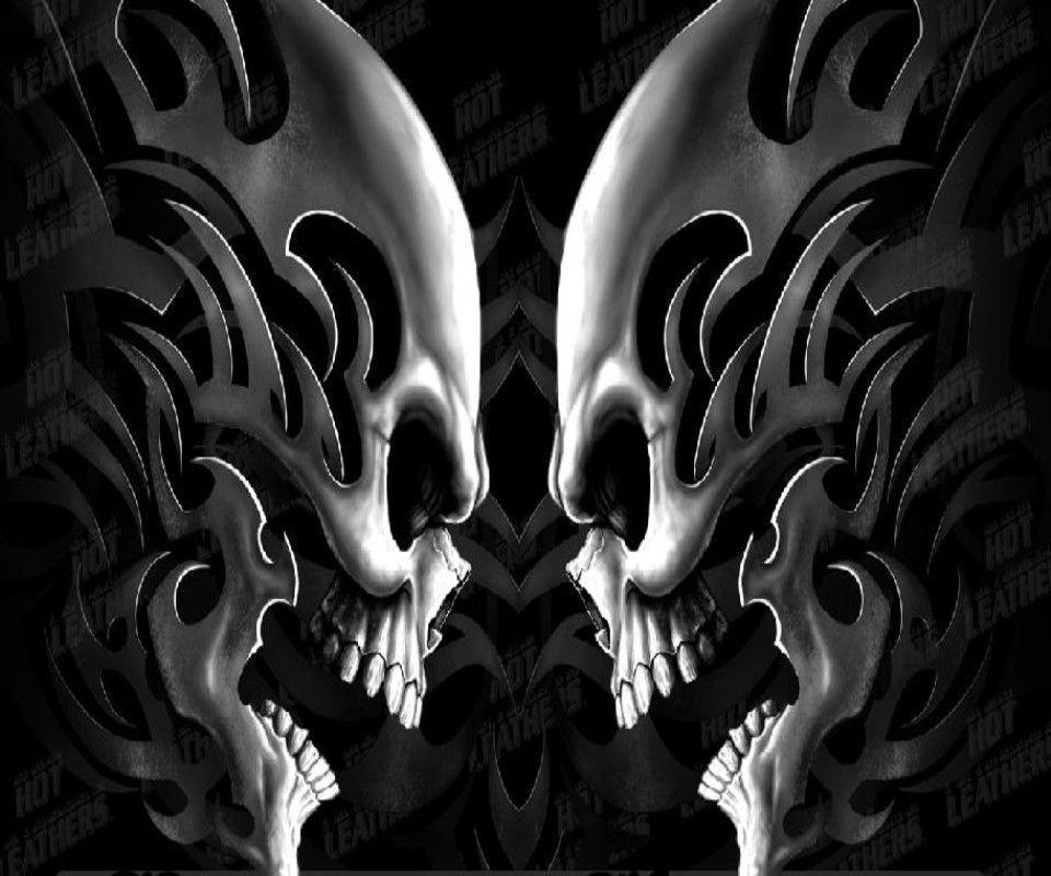 Skull Phone Wallpapers Wallpaper Cave