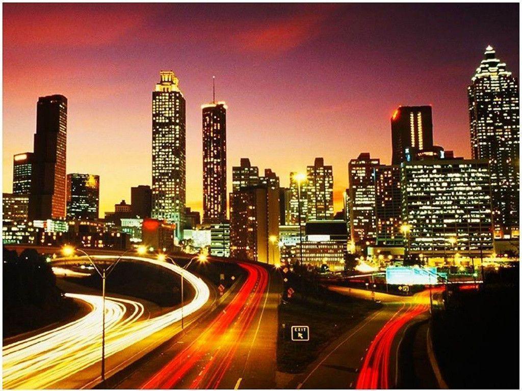 Atlanta Skyline Wallpapers Wallpaper Cave