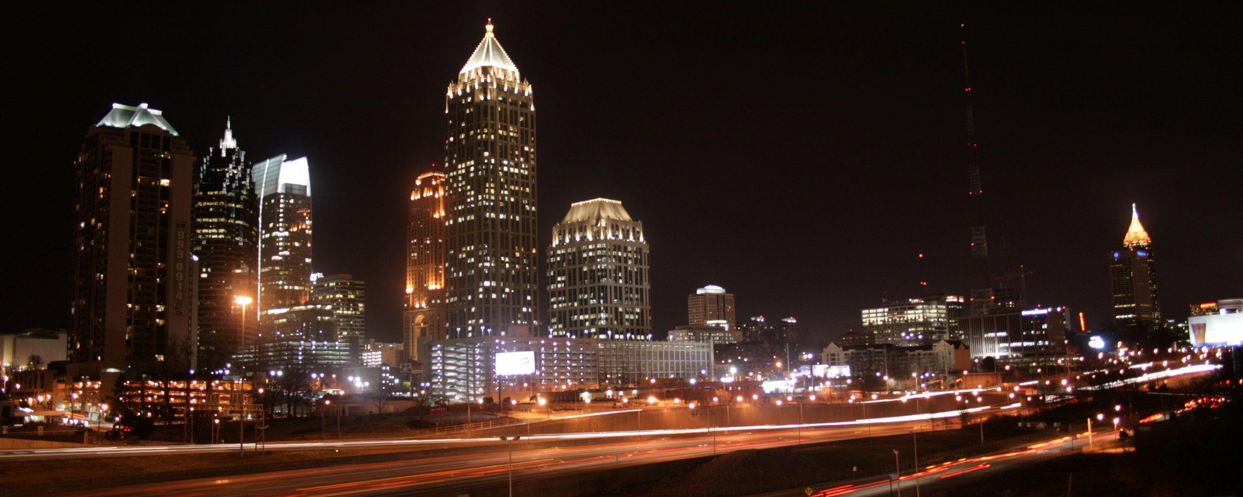 Atlanta Skyline Wallpapers Wallpaper Cave