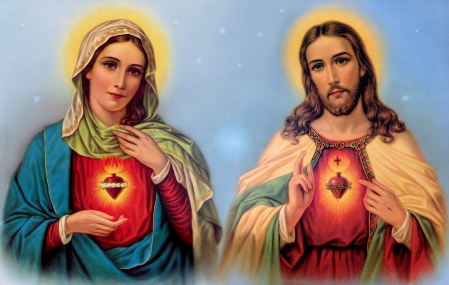 Jesus Christ Mother Mary Wallpapers Wallpaper Cave