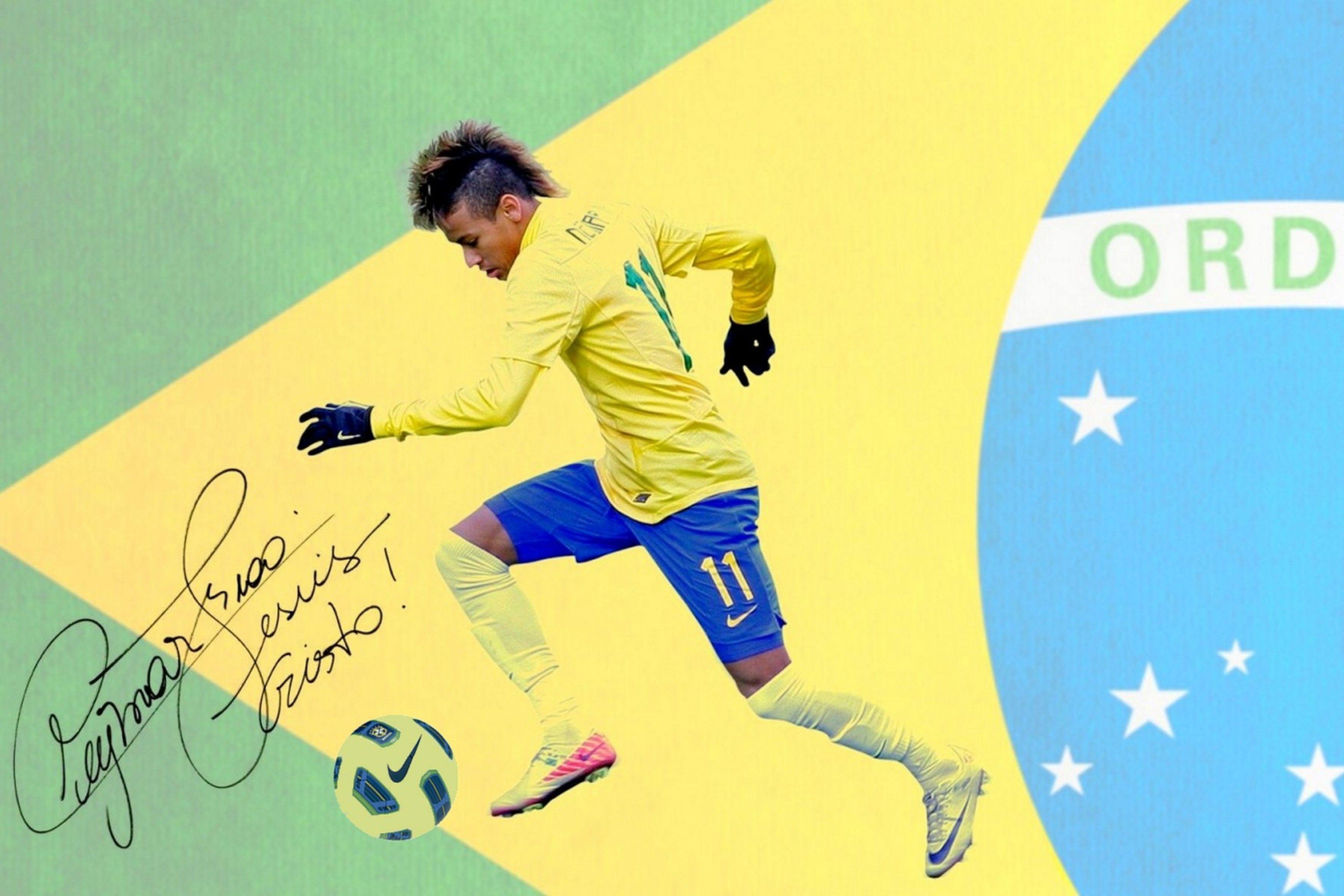 Neymar Backgrounds Brazil Flag 2015 Wallpaper Cave