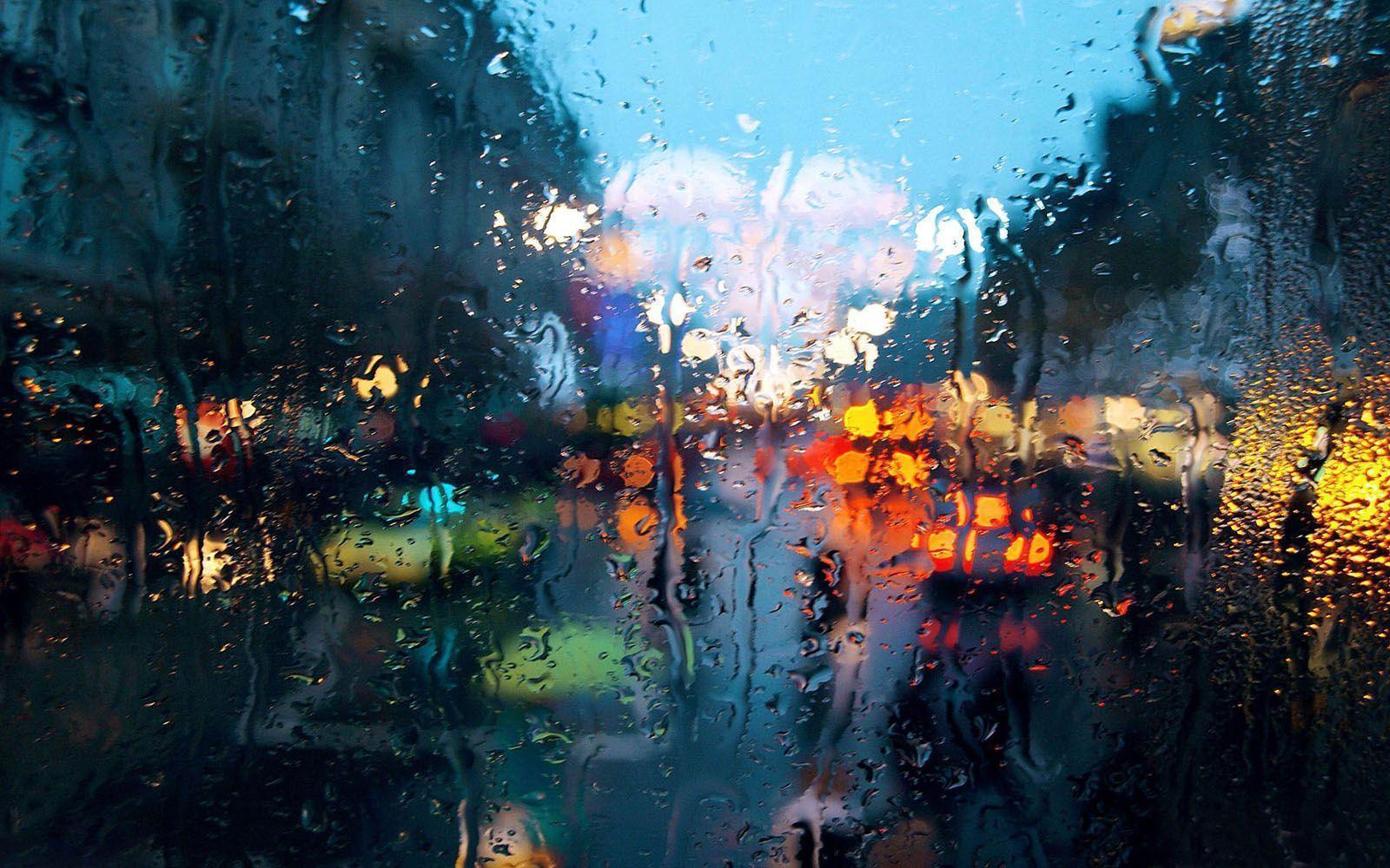 Rain On Window Wallpapers Wallpaper Cave