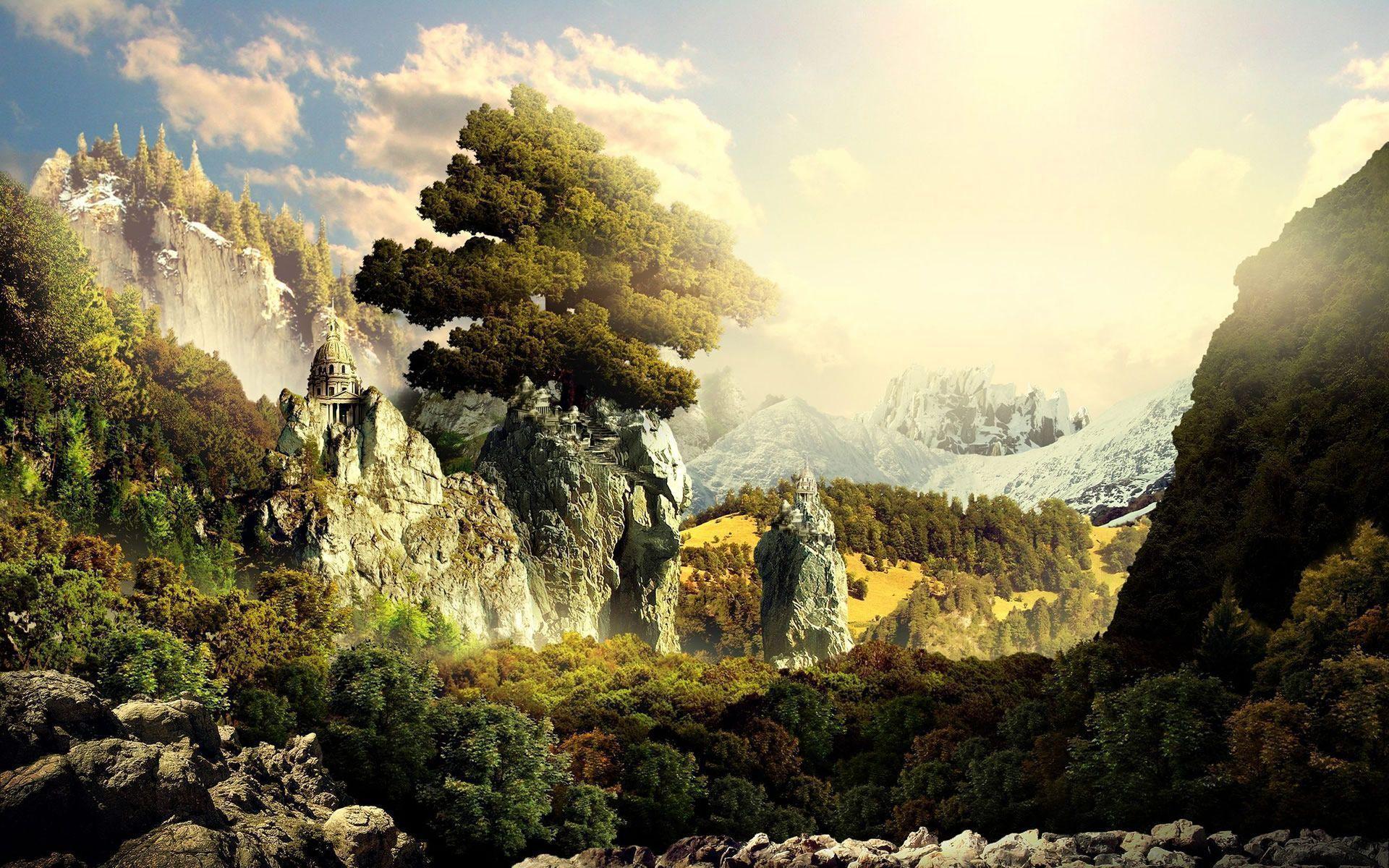 Fantasy Landscape Wallpapers Wallpaper Cave