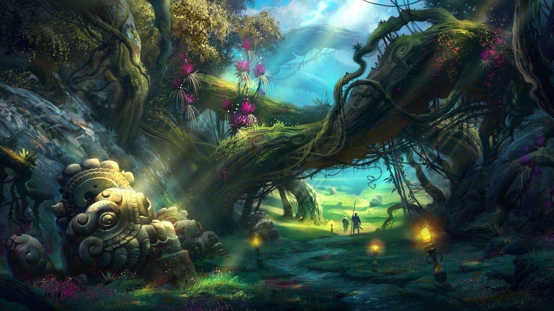 Fantasy Forest Wallpapers Wallpaper Cave