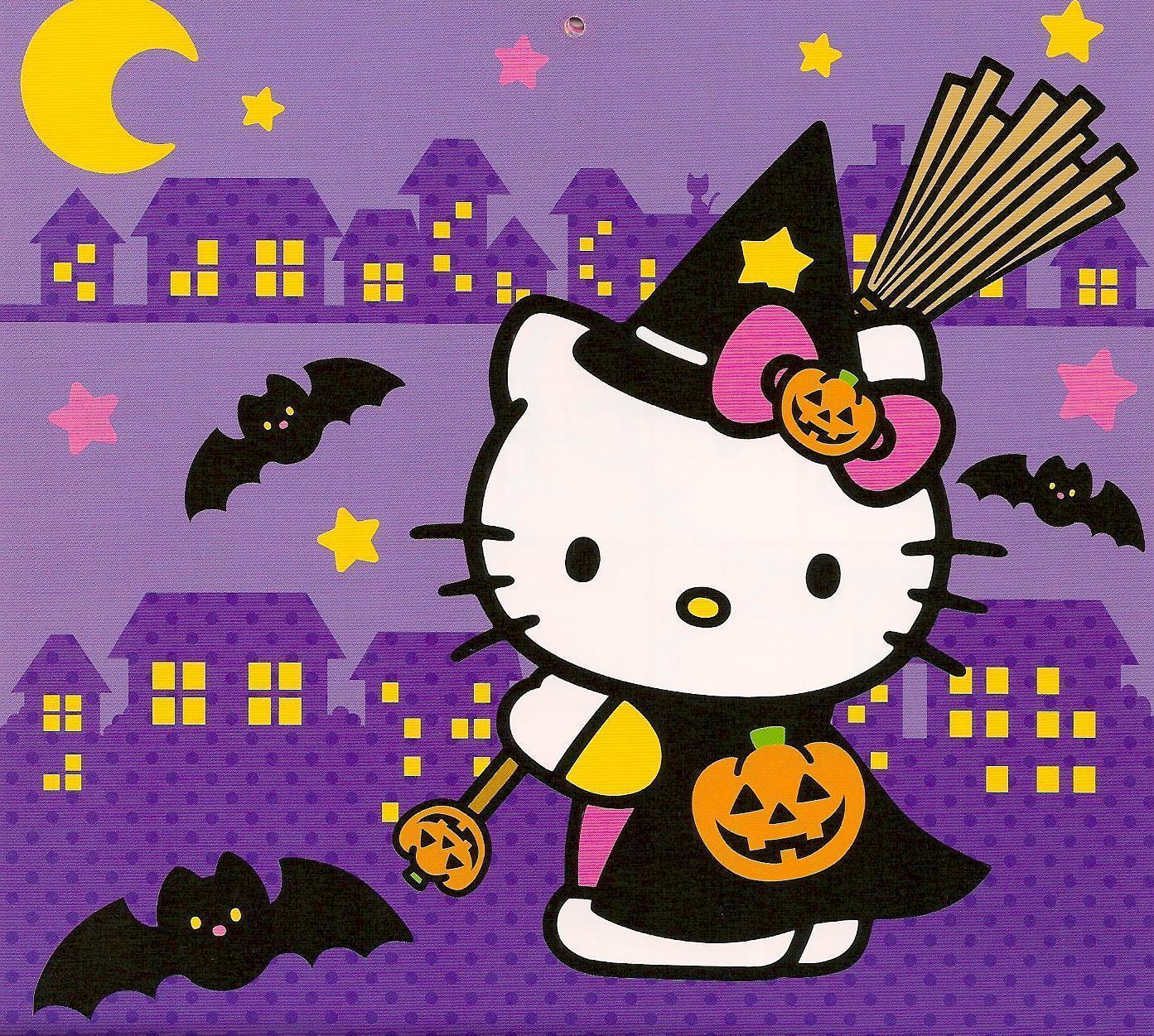 Free Hello Kitty Halloween Wallpapers Wallpaper Cave