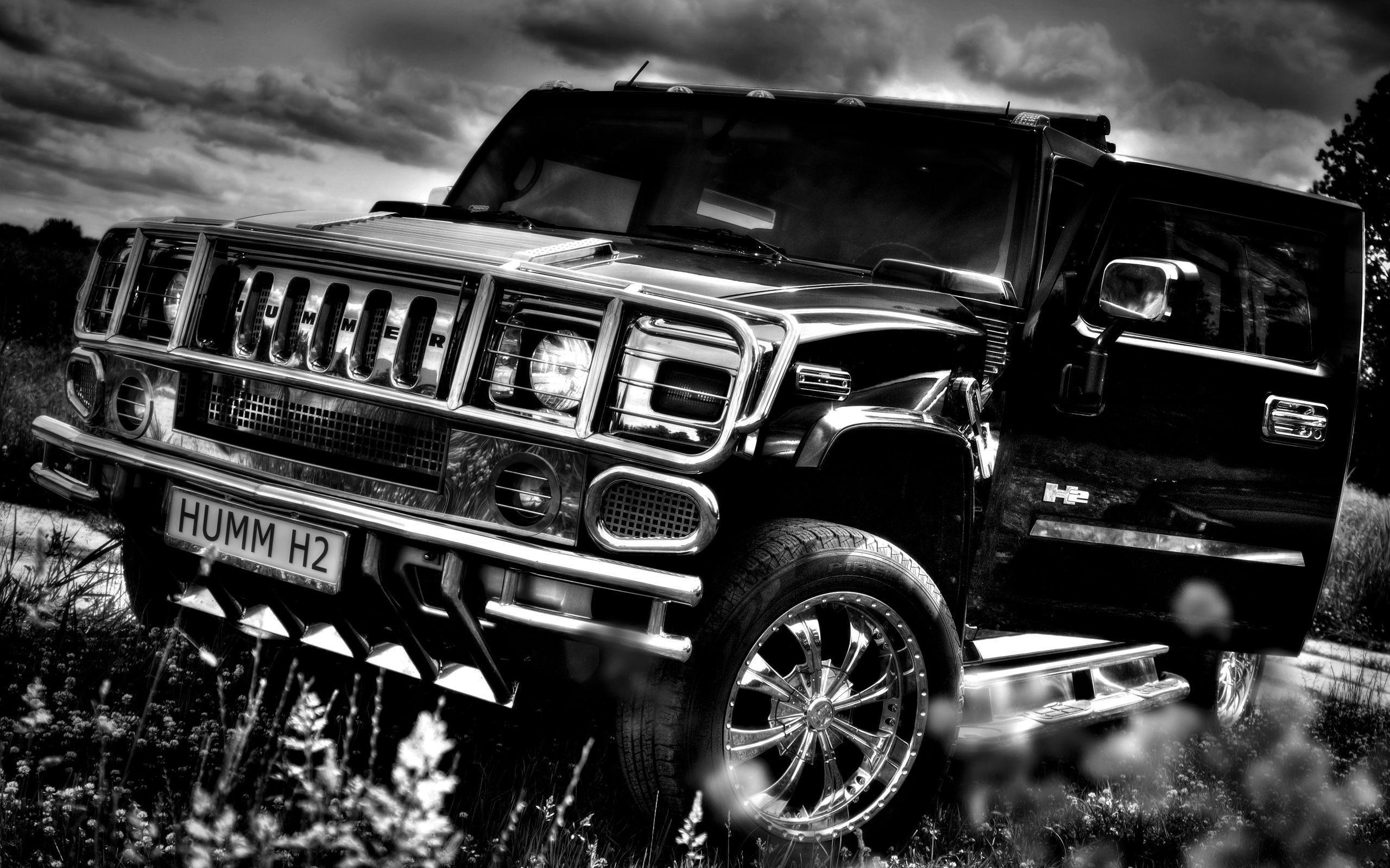 Black Hummer H2 Wallpaper