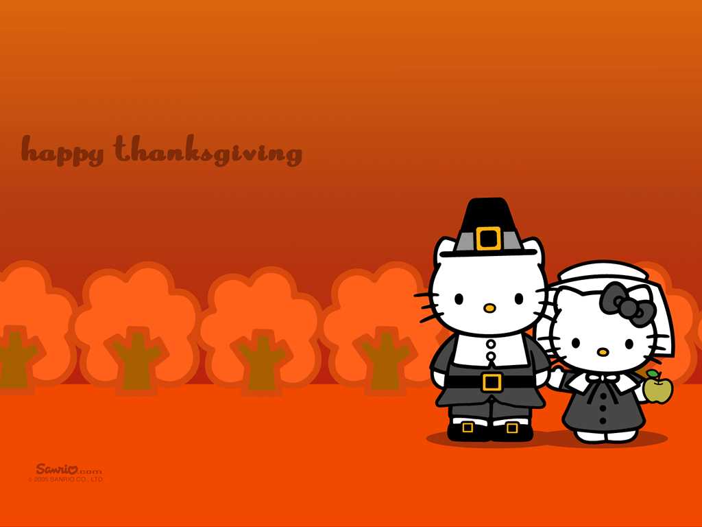 Hello Kitty Thanksgiving Wallpapers Wallpaper Cave