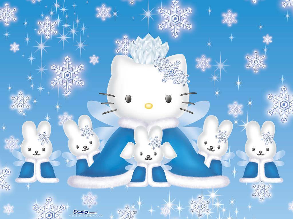 Blue Hello Kitty Wallpapers Wallpaper Cave