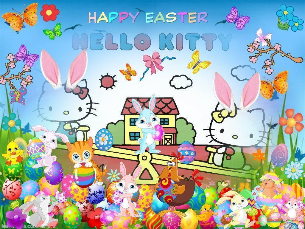 Hello Kitty Easter Wallpapers Wallpaper Cave