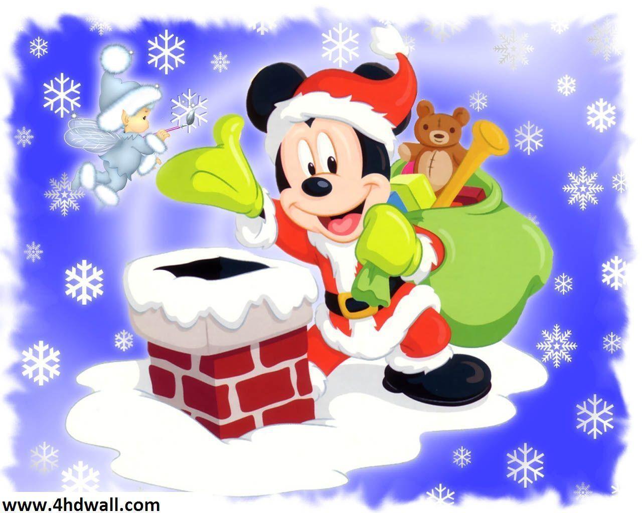 Mickey Mouse Christmas Background Mickey Mouse Christmas Wallpapers Wallpaper Cave
