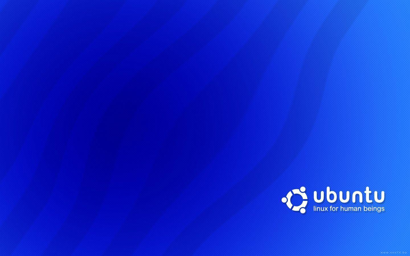 Ubuntu Blue Wallpapers Wallpaper Cave