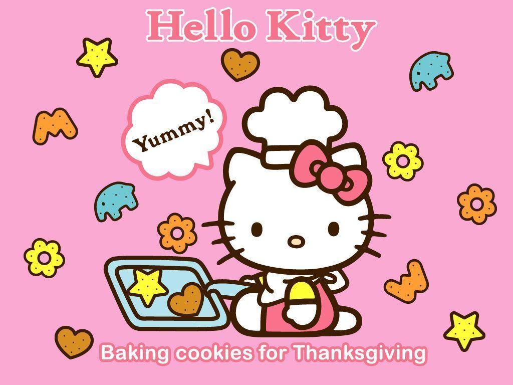 Hello Kitty Thanksgiving Wallpapers Wallpaper Cave