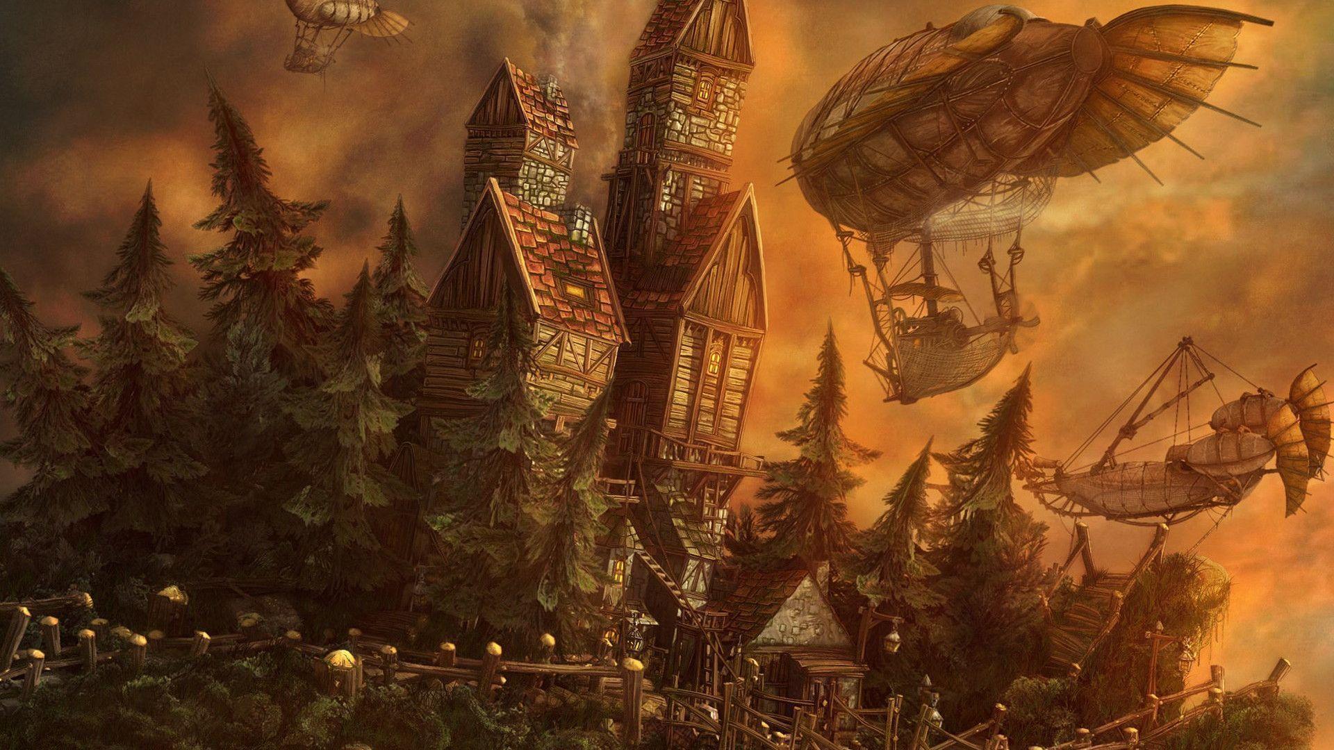 Steampunk Wallpapers 1920x1080 Wallpaper Cave