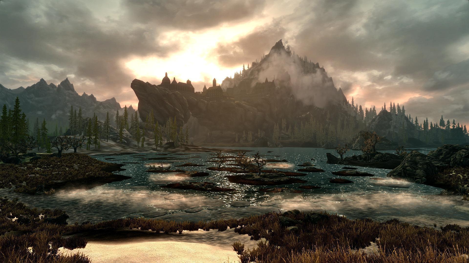 Skyrim Scenery Wallpapers Wallpaper Cave