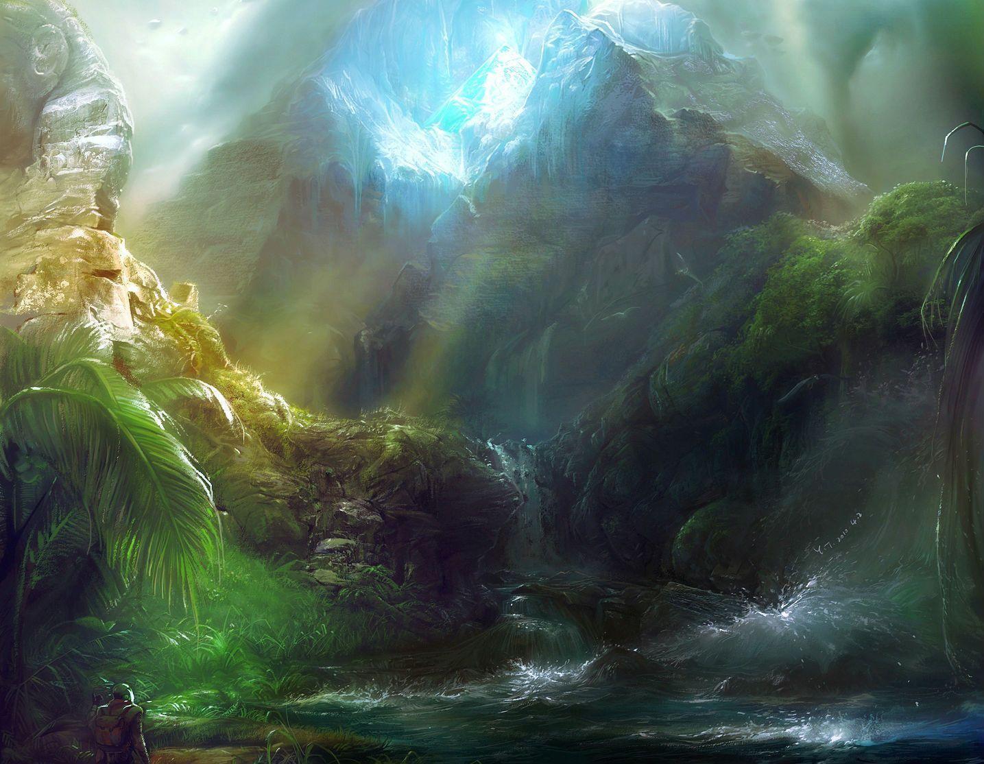 Fantasy Landscape Wallpapers Wallpaper Cave