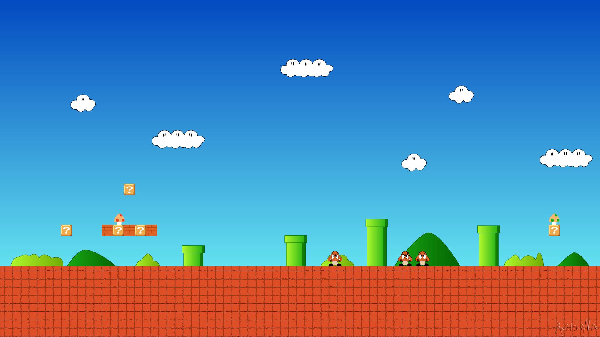8 Bit Mario Wallpapers Wallpaper Cave