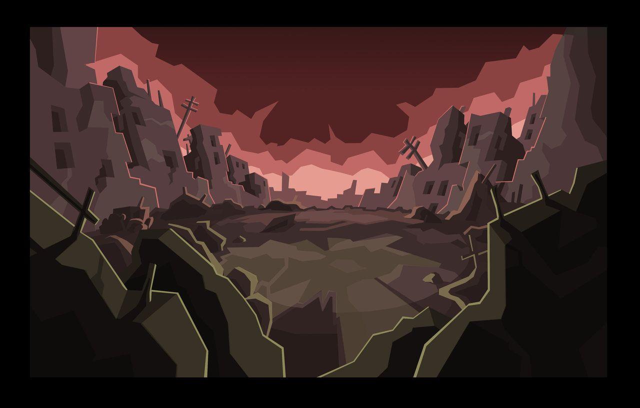 Destroyed City Backgrounds Wallpaper Cave