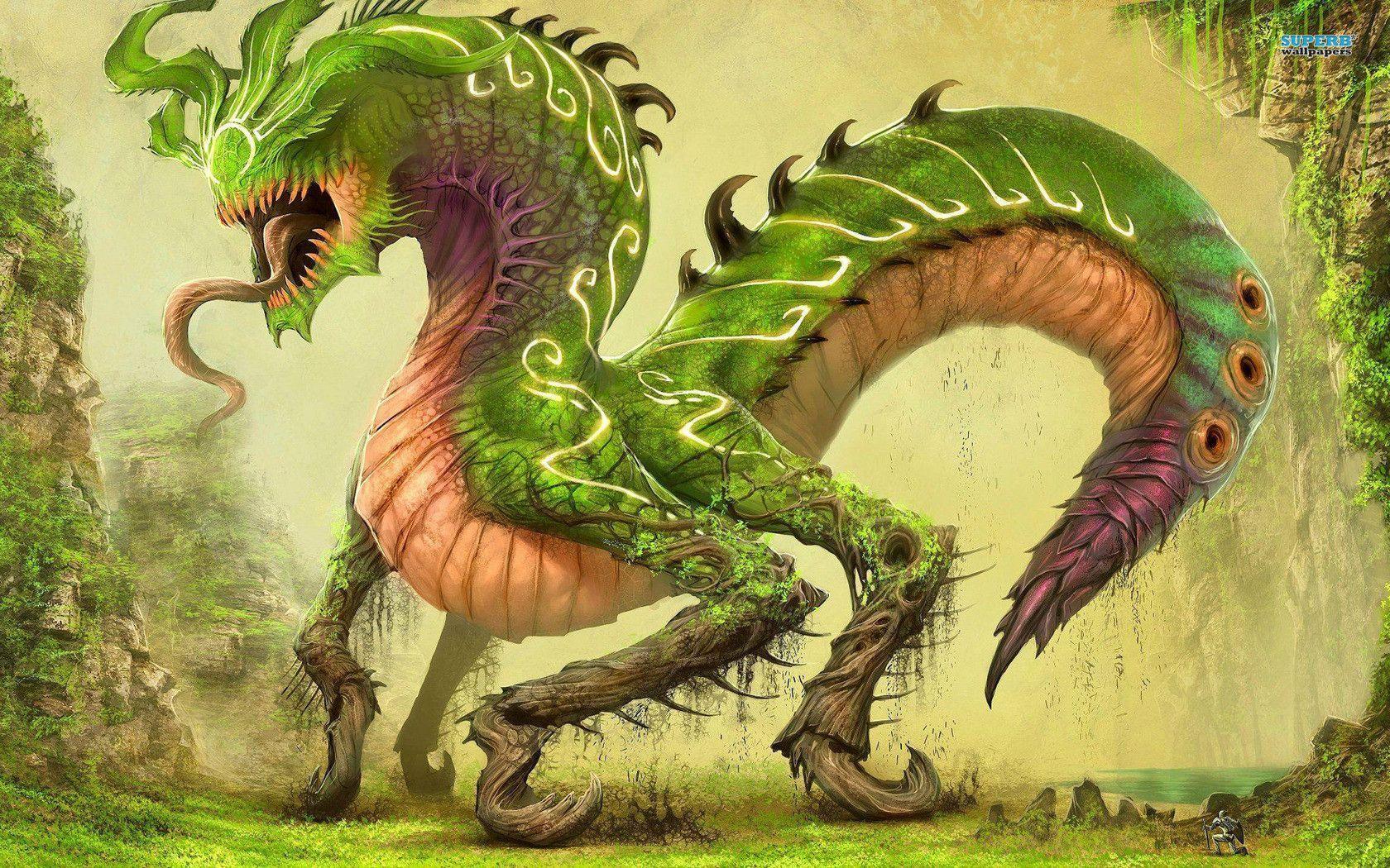 Green Dragon Wallpapers Wallpaper Cave