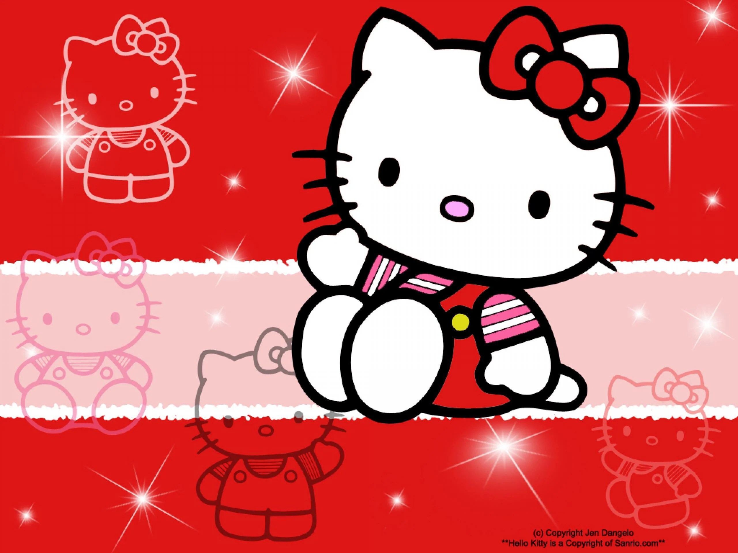 Red Hello Kitty Wallpapers Wallpaper Cave