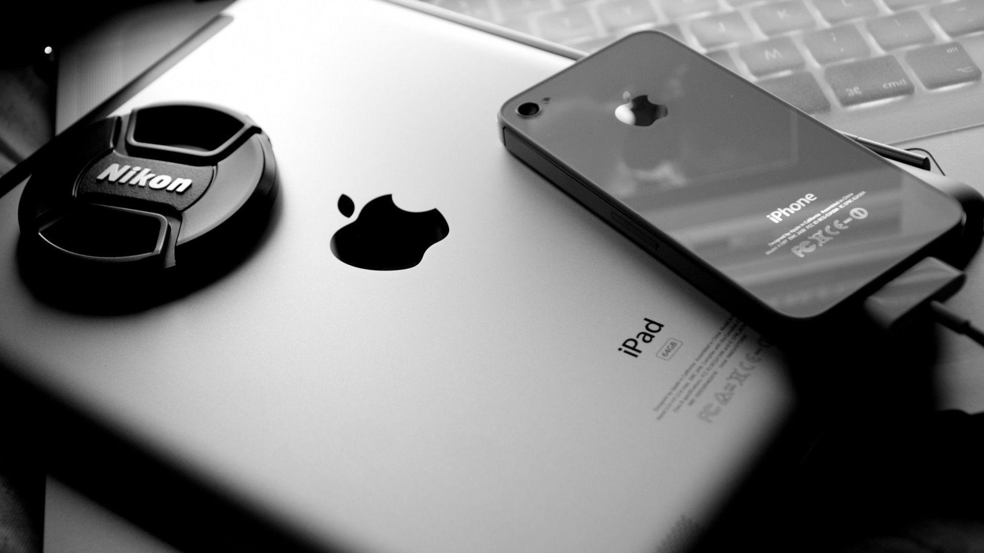 Black And White Apple Wallpapers Wallpaper Cave
