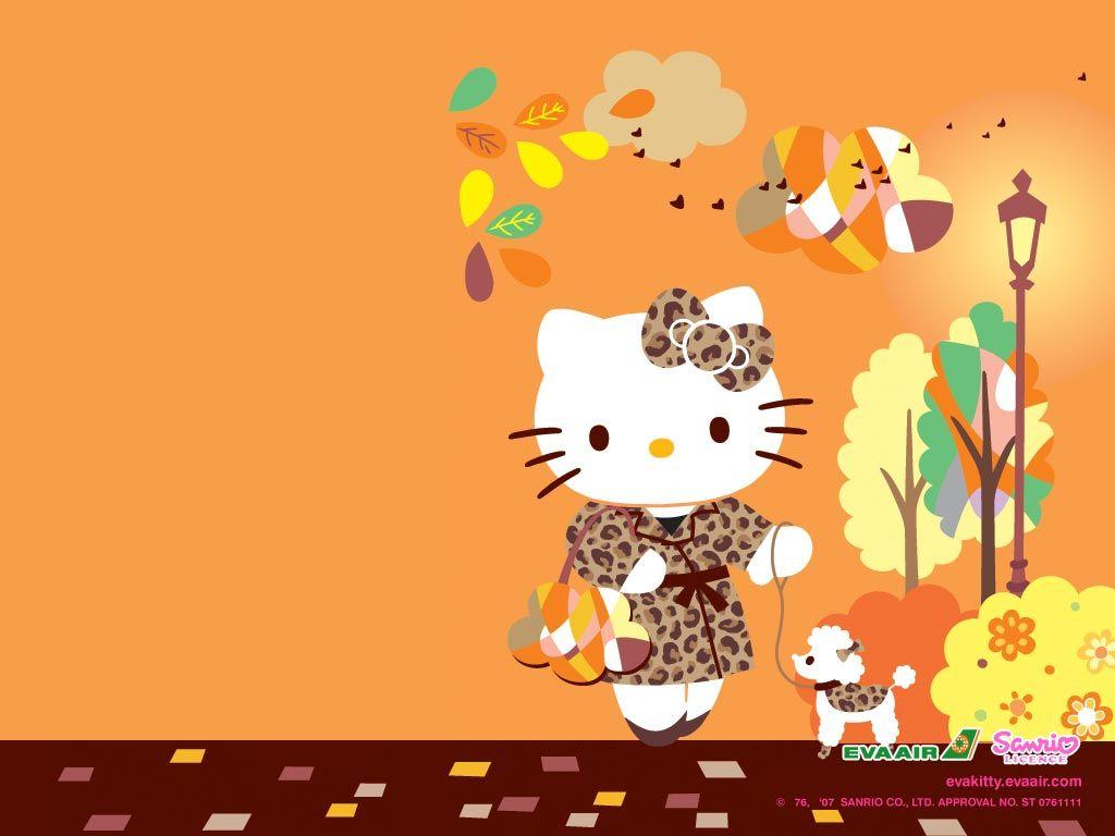 Hello Kitty Thanksgiving Wallpapers Wallpaper Cave