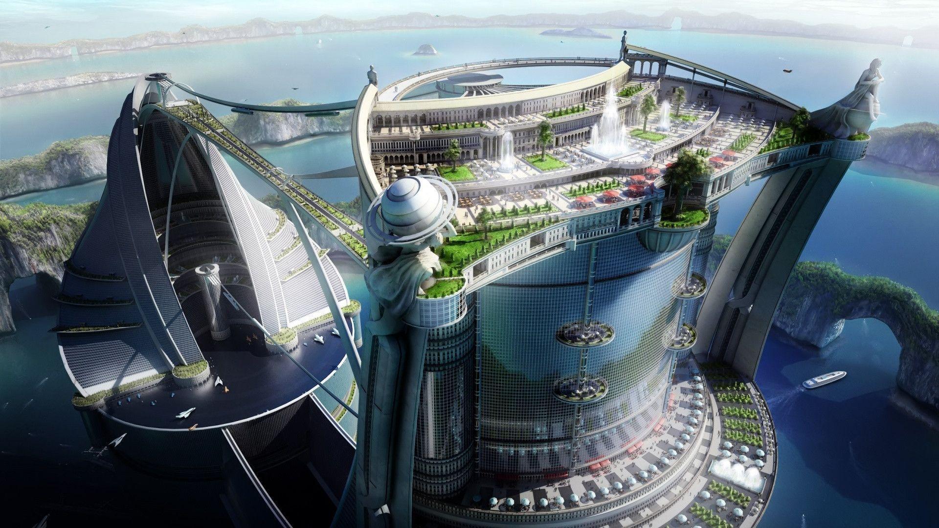 Future City Wallpapers Wallpaper Cave