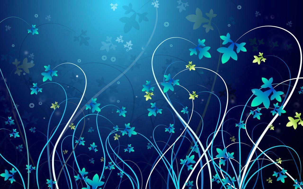 Blue Flower Backgrounds Wallpaper Cave