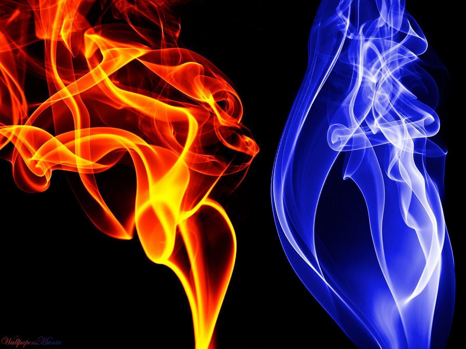 Blue Flame Wallpapers Wallpaper Cave