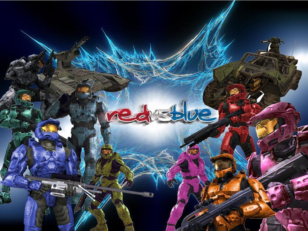 Red Vs. Blue Wallpapers Wallpaper Cave