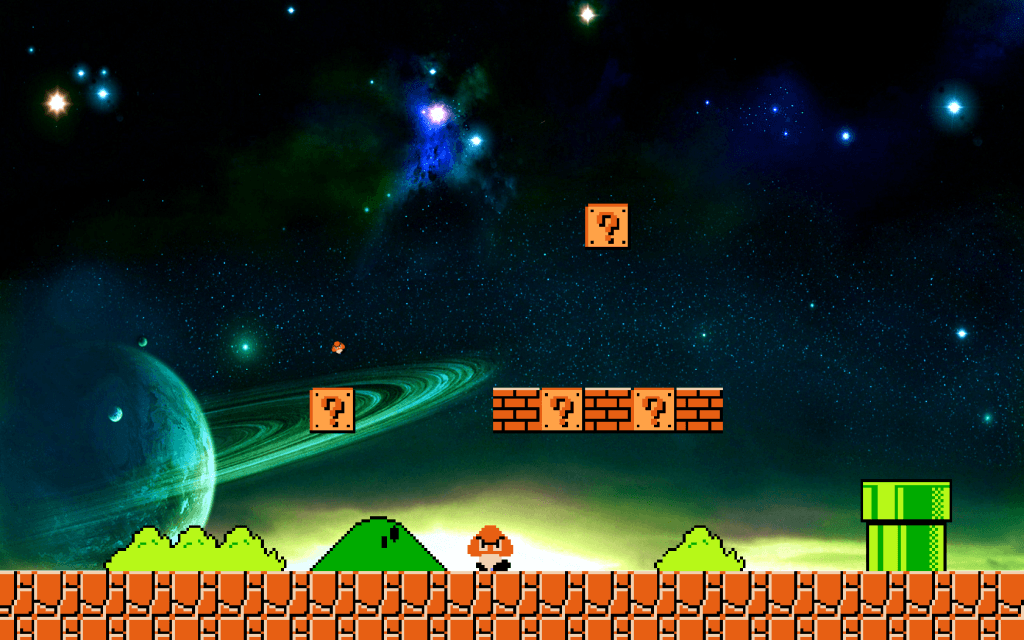 8 Bit Mario Wallpapers Wallpaper Cave