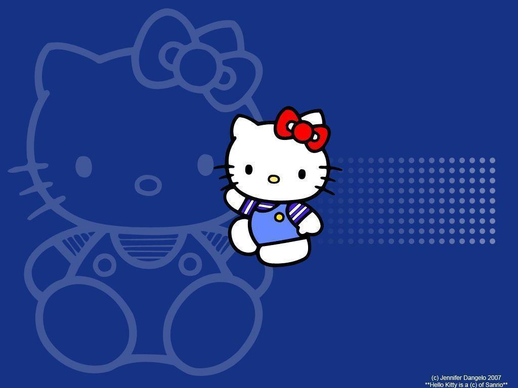 Blue Hello Kitty Wallpapers Wallpaper Cave