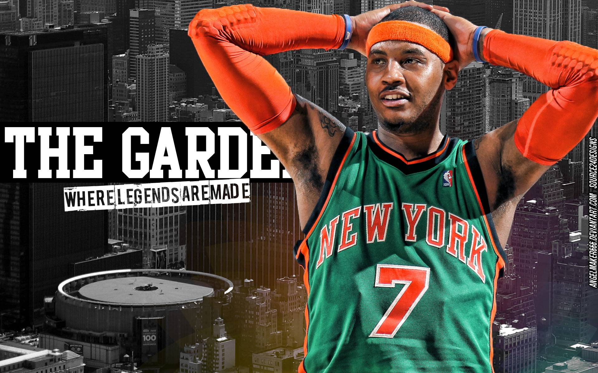 Carmelo Anthony Knicks Wallpapers Wallpaper Cave