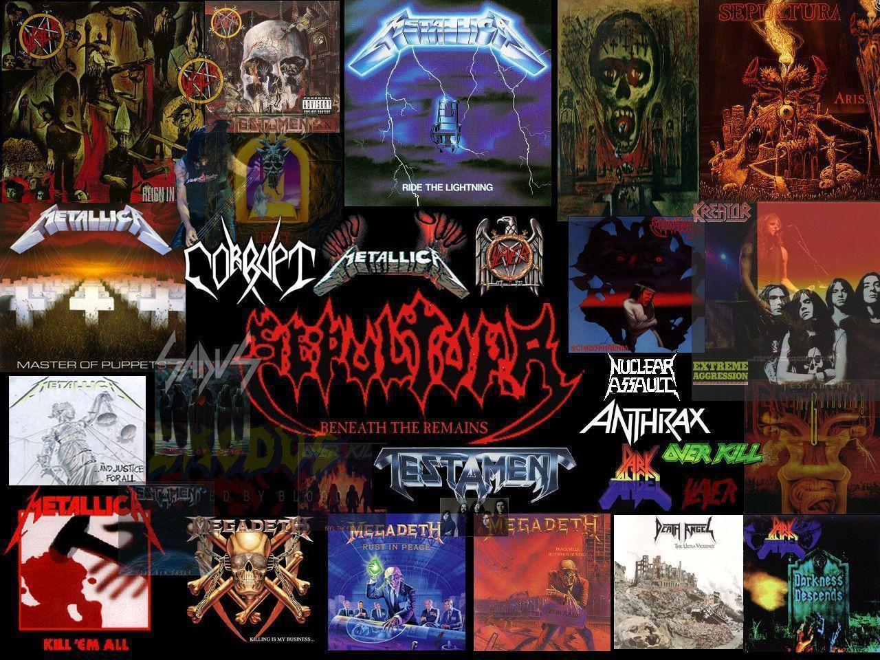 Thrash Metal Wallpapers Wallpaper Cave