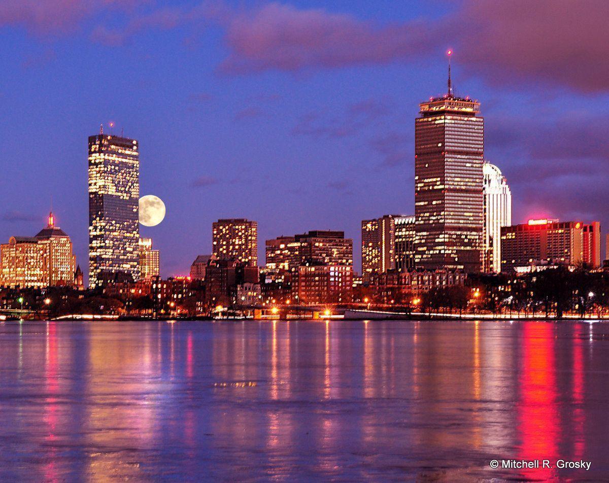 Boston Skyline Wallpapers Wallpaper Cave