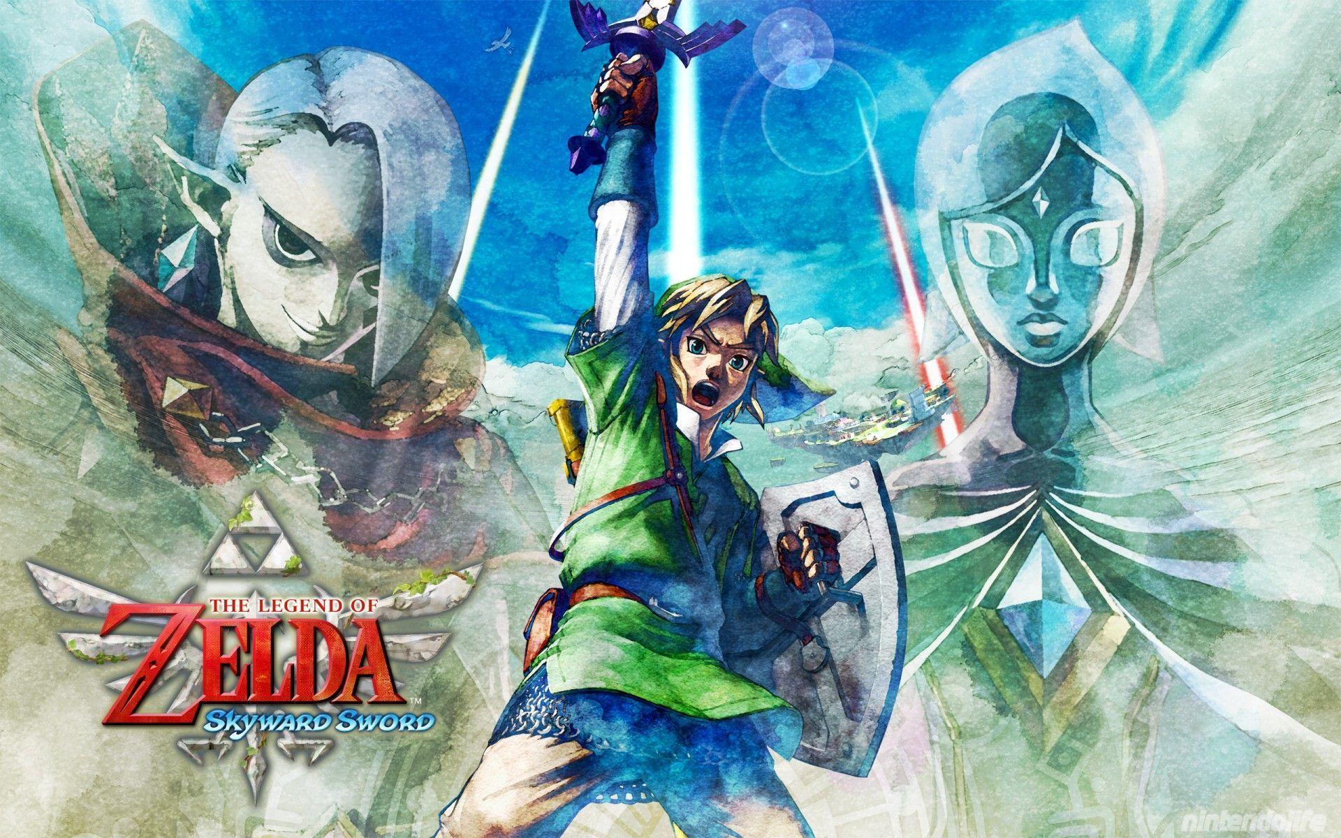 Legend Of Zelda Skyward Sword Wallpapers Wallpaper Cave
