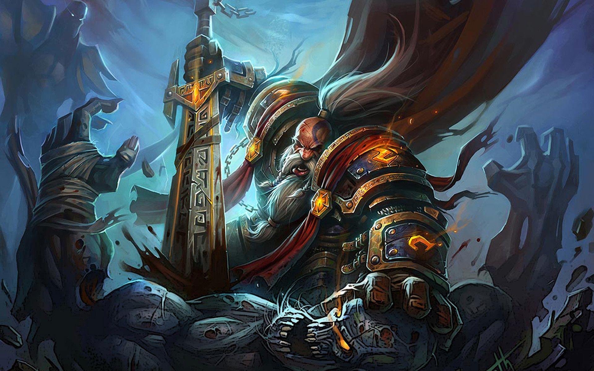 World Of Warcraft Warrior Wallpaper / World Of Warcraft Warrior, HD
