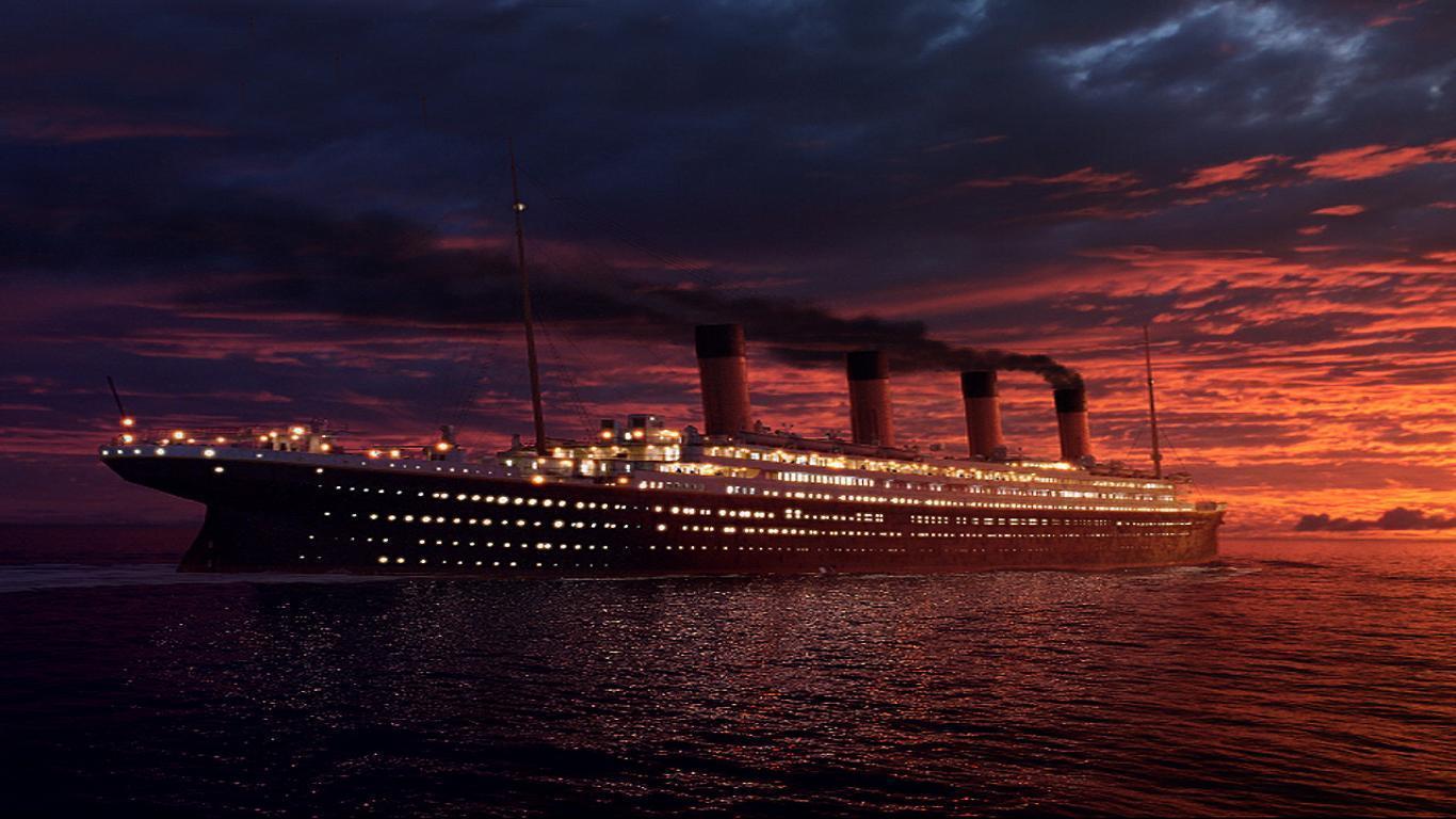 Titanic Sinking Wallpapers Wallpaper Cave