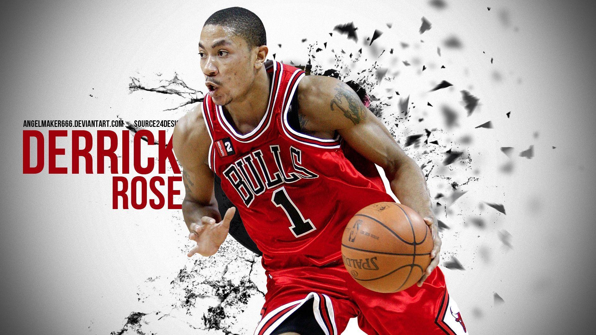 Derrick Rose Logo Wallpapers Wallpaper Cave
