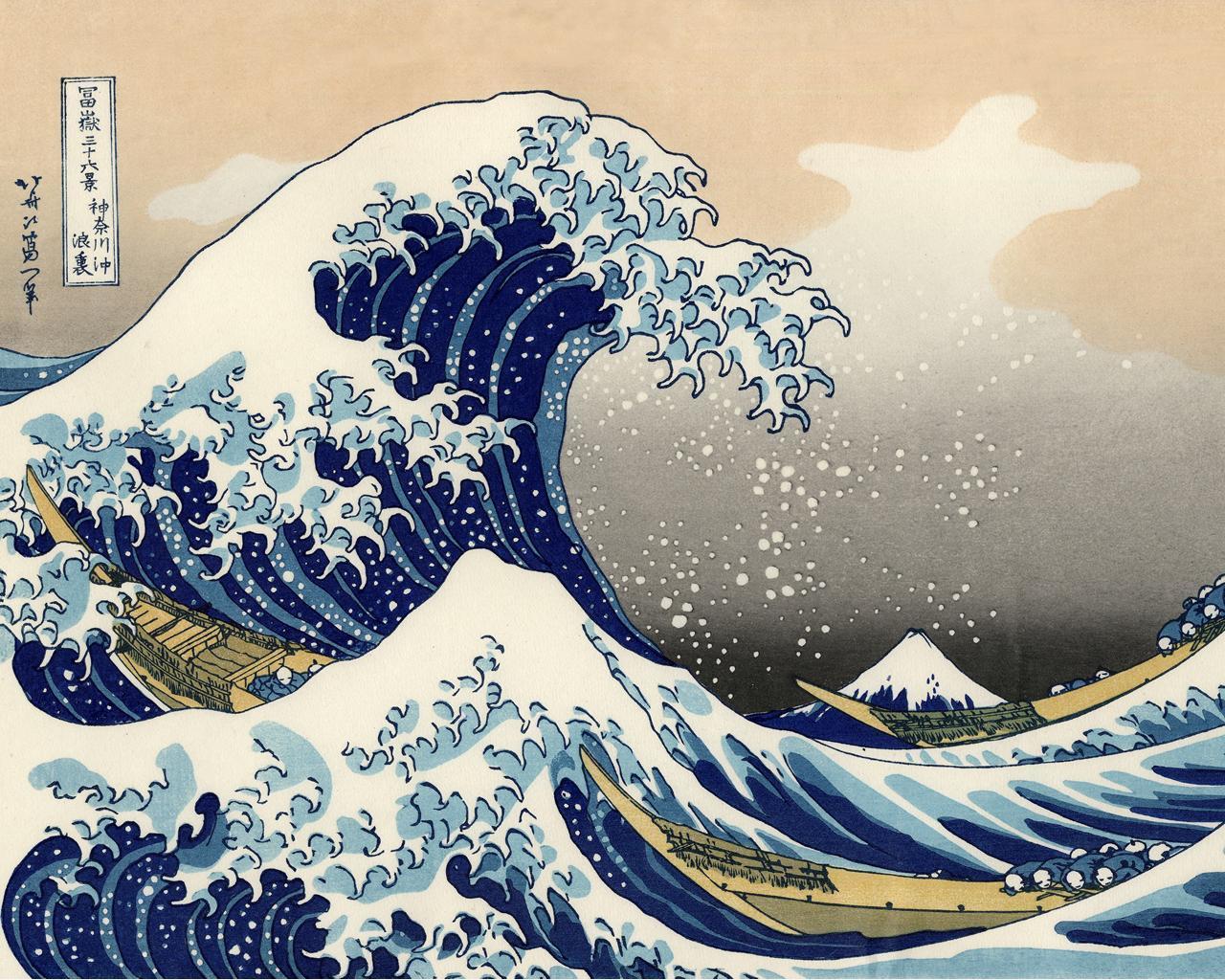 The Great Wave Off Kanagawa Wallpapers Wallpaper Cave