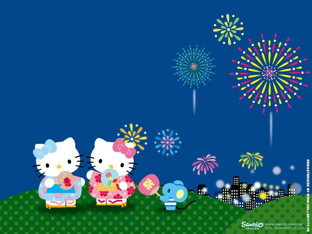 Blue Hello Kitty Wallpapers Wallpaper Cave