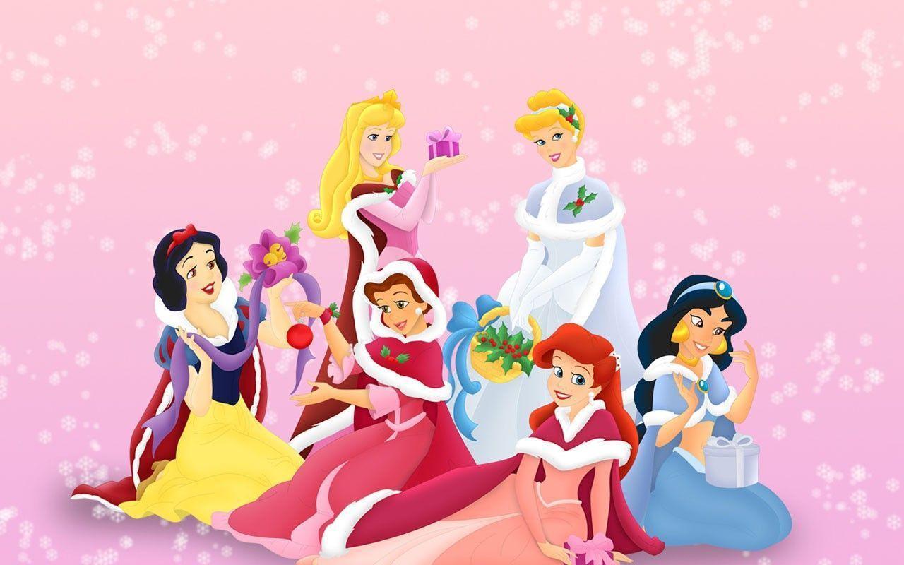 Disney Princess Christmas Wallpapers Wallpaper Cave
