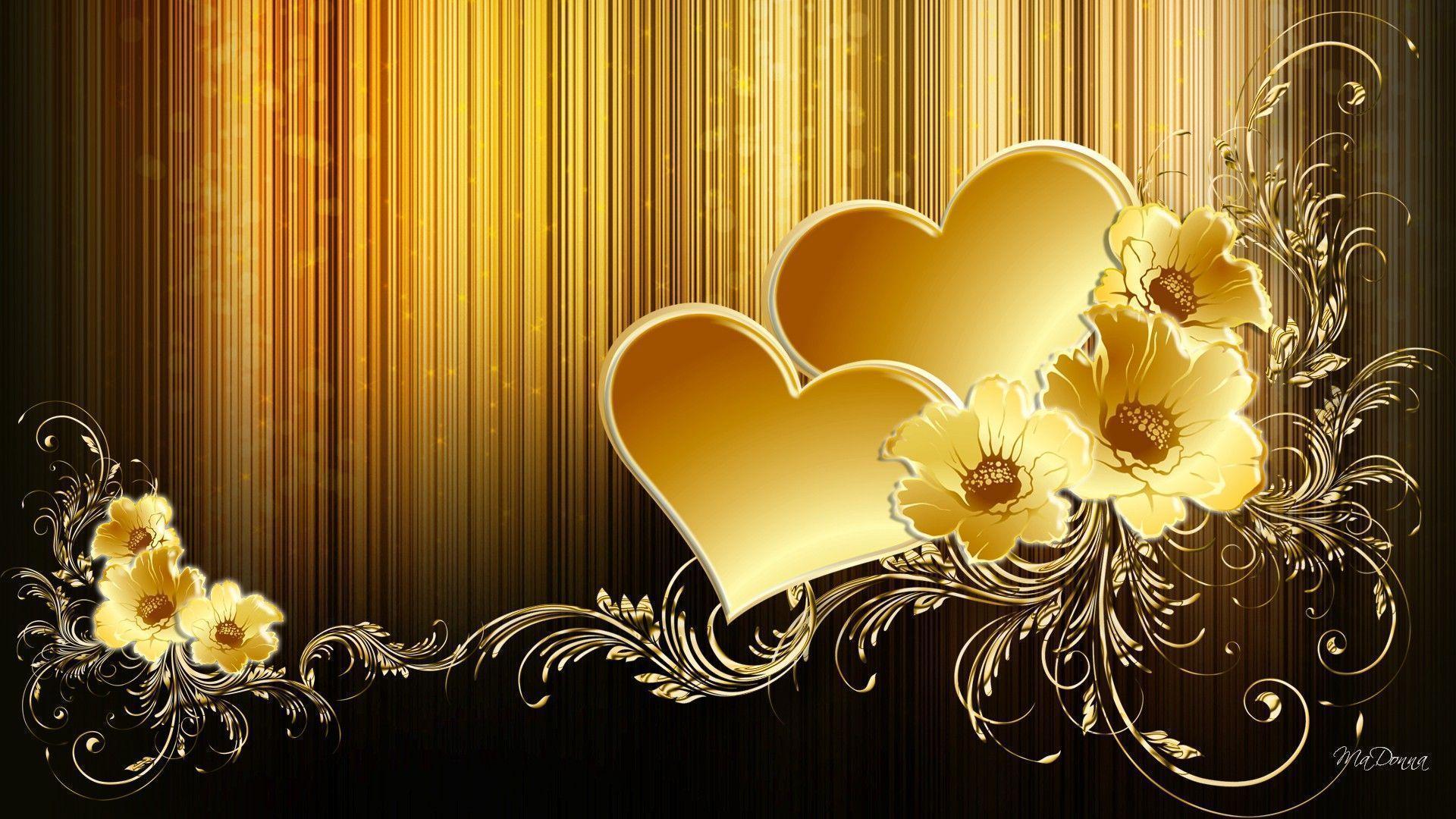 Gold Abstract Wallpapers Wallpaper Cave